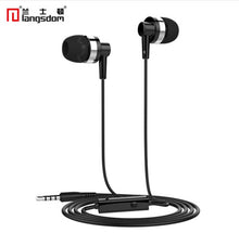 Load image into Gallery viewer, Original Langsdom JM21 JV23 earphones with Microphone Super Bass Earphone Headset For iphone 6 6s xiaomi earphone fone de ouvido