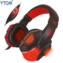 Load image into Gallery viewer, YTOM PC780 Deep Bass Game Headphone Stereo Surrounded Over-Ear Gaming Headset Headband Earphone with Light for Computer PC Gamer