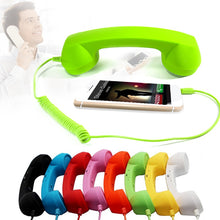 Load image into Gallery viewer, High quality retro classic Comfort telephone Handset 3.5mm Mini microphone Speaker Phone Call Receiver For Iphone Samsung Huawei
