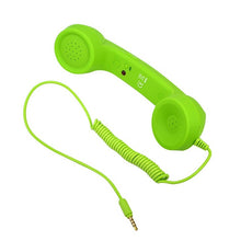 Load image into Gallery viewer, High quality retro classic Comfort telephone Handset 3.5mm Mini microphone Speaker Phone Call Receiver For Iphone Samsung Huawei
