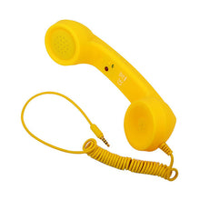 Load image into Gallery viewer, High quality retro classic Comfort telephone Handset 3.5mm Mini microphone Speaker Phone Call Receiver For Iphone Samsung Huawei