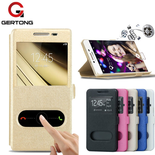 GerTong Cell Phones Bag Cass For Samsung Galaxy S8 J7 Plus J1 Mini J5 C8 A3 A5 S6 S7 Edge Leather Filp Phone Case Fundas Cover