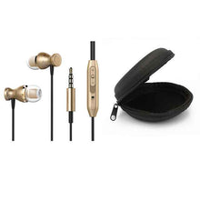 Load image into Gallery viewer, MENGYU Magnet Metal Earphone Heavy Bass Sound Anti-Sweat Sport Headset with Mic Handsfree Earbuds for iPhone Samsung Xiaomi