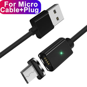 Essager Micro USB Cable Magnetic Charger For Samsung Xiaomi Huawei LG 2.4A Fast Charge Magnet Charging Data Cord Microusb Cable