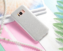 Load image into Gallery viewer, GerTong Luxury Glitter Phone Case For Smasung Galaxy S8 S9 Plus Soft TPU Cover For Galaxy Note 8 Protective Crystal Coque Shell