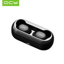 Load image into Gallery viewer, QCY QS1 T1C TWS Bluetooth V5.0 Headset Sports Wireless Earphones 3D Stereo Earbuds Mini in Ear Dual Microphone With Charging box