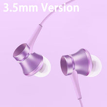 Load image into Gallery viewer, Original Xiaomi Earphone Mi Piston 3 Fresh Version In-Ear with Mic Wire Control for mobile phone xiaomi earphones headset 3.5mm