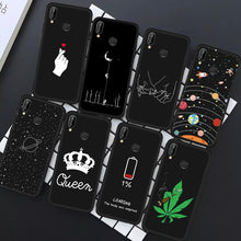 Load image into Gallery viewer, Queen Crown Letter Cover Phone Cases For Huawei Nova3 3i Mate 20 X Mate 10 Pro P20 Lite Soft TPU Case For Honor 8X Max 6C pro 8C
