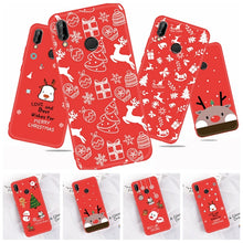 Load image into Gallery viewer, Phone Case For Huawei Nova3e 3 3i 2i P20 Pro P Smart Mate 20 10 Lite Cute Cartoon Soft TPU Cases for Honor 9i Christmas Cover