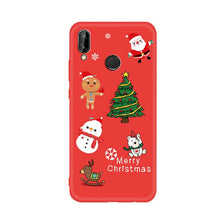 Load image into Gallery viewer, Phone Case For Huawei Nova3e 3 3i 2i P20 Pro P Smart Mate 20 10 Lite Cute Cartoon Soft TPU Cases for Honor 9i Christmas Cover