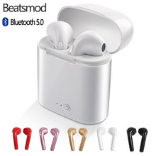 Load image into Gallery viewer, Wireless Earpiece Bluetooth Earphones I7 i7s TWS sport Earbuds Headset With Mic For smart Phone iPhone Xiaomi Samsung Huawei LG