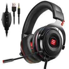 Load image into Gallery viewer, EKSA Gaming Headphones Wired Gamer Headset Virtual 7.1/ 3.5mm Over Ear Headphones With Noise Cancelling Mic For PC/Xbox/PS4 etc