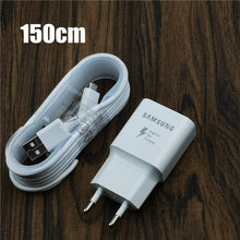 Load image into Gallery viewer, Samsung Charger Adaptive Fast Charge adapter For Galaxy a8 a6 a5 Note 4 5 J3 J5 2017 J7 S6 S7 edge S4 Original QC 3.0 EU Adapter