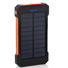 Load image into Gallery viewer, Solar Power Bank Waterproof 30000mAh Solar Charger 2 USB Ports External Charger Powerbank for Xiaomi Smartphone with LED Light