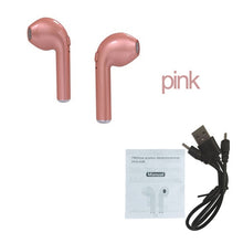 Load image into Gallery viewer, Wireless Earpiece Bluetooth Earphones I7 i7s TWS sport Earbuds Headset With Mic For smart Phone iPhone Xiaomi Samsung Huawei LG