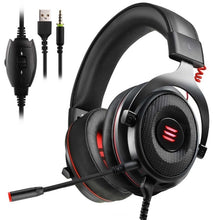 Load image into Gallery viewer, EKSA Gaming Headphones Wired Gamer Headset Virtual 7.1/ 3.5mm Over Ear Headphones With Noise Cancelling Mic For PC/Xbox/PS4 etc