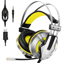 Load image into Gallery viewer, EKSA Gaming Headphones Wired Gamer Headset Virtual 7.1/ 3.5mm Over Ear Headphones With Noise Cancelling Mic For PC/Xbox/PS4 etc