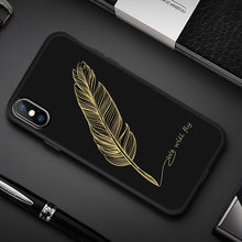 Load image into Gallery viewer, GerTong Abstract Line Face Soft Phone Case For iphone 7 Case Cartoon Art Cover For iphone 5 S SE 6 6S 8 Plus X XS Max XR Coque