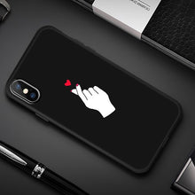 Load image into Gallery viewer, GerTong Abstract Line Face Soft Phone Case For iphone 7 Case Cartoon Art Cover For iphone 5 S SE 6 6S 8 Plus X XS Max XR Coque