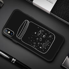 Load image into Gallery viewer, GerTong Abstract Line Face Soft Phone Case For iphone 7 Case Cartoon Art Cover For iphone 5 S SE 6 6S 8 Plus X XS Max XR Coque