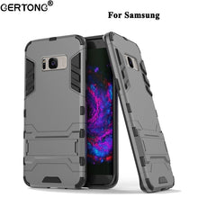 Load image into Gallery viewer, Housing Phone Bag Cases For Samsung Galaxy A3 A5 A7 J5 S6 S7 S8 Plus Armor Case Cover Full Protector Shockproof Silicon Plastic
