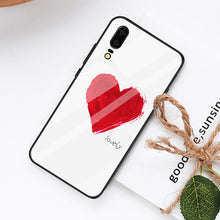 Load image into Gallery viewer, Couple Love Painting Phone Cases For Huawei  P20 Lite Nova 3 3i Mate 20 10 Pro Soft Case For Honor 8X 10 Hard Glass Fundas Cover