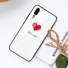 Load image into Gallery viewer, Couple Love Painting Phone Cases For Huawei  P20 Lite Nova 3 3i Mate 20 10 Pro Soft Case For Honor 8X 10 Hard Glass Fundas Cover