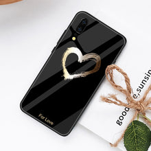 Load image into Gallery viewer, Couple Love Painting Phone Cases For Huawei  P20 Lite Nova 3 3i Mate 20 10 Pro Soft Case For Honor 8X 10 Hard Glass Fundas Cover