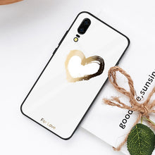 Load image into Gallery viewer, Couple Love Painting Phone Cases For Huawei  P20 Lite Nova 3 3i Mate 20 10 Pro Soft Case For Honor 8X 10 Hard Glass Fundas Cover