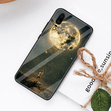 Load image into Gallery viewer, Couple Love Painting Phone Cases For Huawei  P20 Lite Nova 3 3i Mate 20 10 Pro Soft Case For Honor 8X 10 Hard Glass Fundas Cover