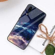Load image into Gallery viewer, Couple Love Painting Phone Cases For Huawei  P20 Lite Nova 3 3i Mate 20 10 Pro Soft Case For Honor 8X 10 Hard Glass Fundas Cover