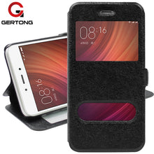 Load image into Gallery viewer, GerTong Leather Filp Case For Xiaomi Redmi 4X 4 4A 3S 3X Note 4 5A 3 5 Pro Plus Mi6 Mi5 Mi A1 Mi5X With Holder Stand Phone Case