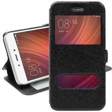 Load image into Gallery viewer, GerTong Leather Filp Case For Xiaomi Redmi 4X 4 4A 3S 3X Note 4 5A 3 5 Pro Plus Mi6 Mi5 Mi A1 Mi5X With Holder Stand Phone Case
