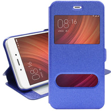 Load image into Gallery viewer, GerTong Leather Filp Case For Xiaomi Redmi 4X 4 4A 3S 3X Note 4 5A 3 5 Pro Plus Mi6 Mi5 Mi A1 Mi5X With Holder Stand Phone Case