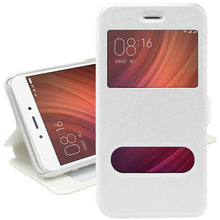 Load image into Gallery viewer, GerTong Leather Filp Case For Xiaomi Redmi 4X 4 4A 3S 3X Note 4 5A 3 5 Pro Plus Mi6 Mi5 Mi A1 Mi5X With Holder Stand Phone Case