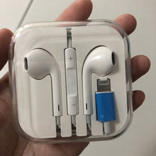 Load image into Gallery viewer, for iPhone X Wired Earphone for lightning Plug Ear pods for iPhone 7 8 Plus XS Max XR X 10 Bluetooth Earphones Mic Stereo Earbud