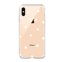 Load image into Gallery viewer, Lovely Red Heart Phone Case For iPhone 6 6S 5 5S SE 7 8 Plus Silicon Soft TPU Clear Ultra Thin Cover For iPhone XS Max X XR Capa