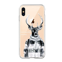 Load image into Gallery viewer, Lovely Red Heart Phone Case For iPhone 6 6S 5 5S SE 7 8 Plus Silicon Soft TPU Clear Ultra Thin Cover For iPhone XS Max X XR Capa