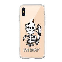 Load image into Gallery viewer, Lovely Red Heart Phone Case For iPhone 6 6S 5 5S SE 7 8 Plus Silicon Soft TPU Clear Ultra Thin Cover For iPhone XS Max X XR Capa