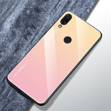 Load image into Gallery viewer, Colorful Glass Cover For Xiaomi Redmi 5Plus 6A Note 5 7 6 Pro Mi6 Poco F1 Mi9 SE Mi A1 A2 5X mi8 Lite Phone Case Soft TPU Fundas