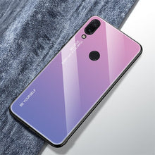 Load image into Gallery viewer, Colorful Glass Cover For Xiaomi Redmi 5Plus 6A Note 5 7 6 Pro Mi6 Poco F1 Mi9 SE Mi A1 A2 5X mi8 Lite Phone Case Soft TPU Fundas