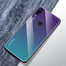 Load image into Gallery viewer, Colorful Glass Cover For Xiaomi Redmi 5Plus 6A Note 5 7 6 Pro Mi6 Poco F1 Mi9 SE Mi A1 A2 5X mi8 Lite Phone Case Soft TPU Fundas
