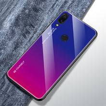 Load image into Gallery viewer, Colorful Glass Cover For Xiaomi Redmi 5Plus 6A Note 5 7 6 Pro Mi6 Poco F1 Mi9 SE Mi A1 A2 5X mi8 Lite Phone Case Soft TPU Fundas