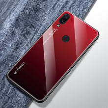 Load image into Gallery viewer, Colorful Glass Cover For Xiaomi Redmi 5Plus 6A Note 5 7 6 Pro Mi6 Poco F1 Mi9 SE Mi A1 A2 5X mi8 Lite Phone Case Soft TPU Fundas