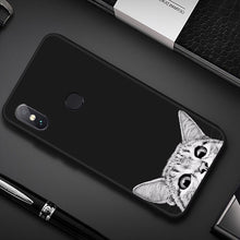 Load image into Gallery viewer, Fish &amp; Cats Animal Pattern Phone Bag Case For Xiaomi Mi8 SE Mi A1 A2 6X Redmi Note 5 5A 6 Pro 6A 4X Soft TPU Cartoon Cover Coque