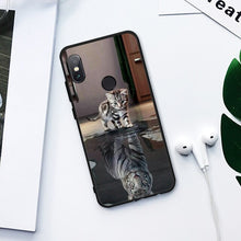 Load image into Gallery viewer, Fish &amp; Cats Animal Pattern Phone Bag Case For Xiaomi Mi8 SE Mi A1 A2 6X Redmi Note 5 5A 6 Pro 6A 4X Soft TPU Cartoon Cover Coque