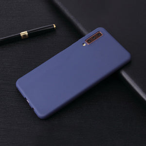 Slim Silicon Cover For Samusng Galaxy S10 Lite S8 S9 A9 A7 A8 A6 J4 J6 Plus 2018 J5 J7 J3 2017 Note8 9 Soft Matte TPU Phone Case