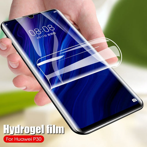 9D Hydrogel Film For Huawei P30/P30 Pro Screen Protector For Huawei P20 P30 Lite P20pro Ultra thin HD Transparent Film Not Glass