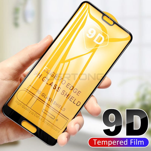 9D Protective Tempered Glass for Huawei Honor 8X 10 9 Mate 20 P10 P20 P30 Lite Nova 3e P Smart 2019 Full Cover Screen Protector