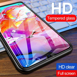 GerTong For Samsung Galaxy A70 Full Screen Protector Tempered Glass For Samsung Galaxy A70 A 70 A705f 2019 6.7" Guard Cover Film